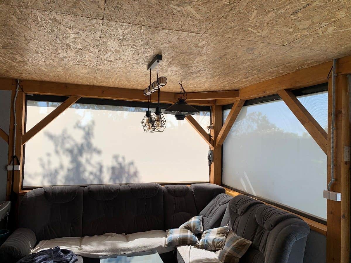 screenové rolety - terasa